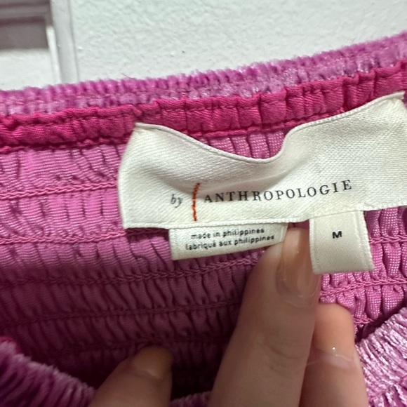 Anthropologie Smocked Velvet Babydoll Tank size M NWOT - Picture 4 of 6